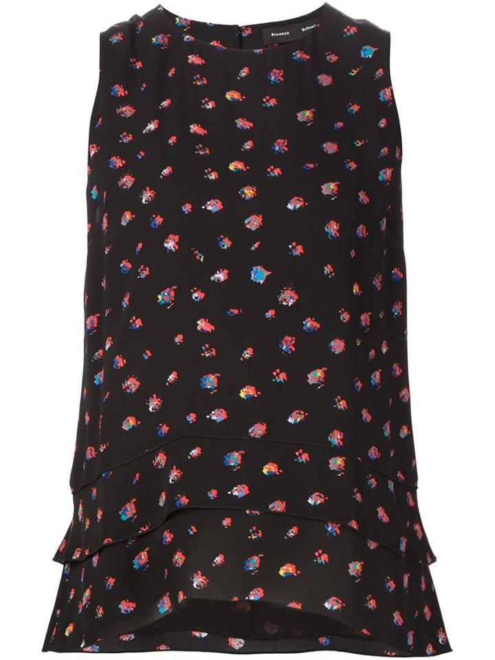 Proenza Schouler Blotchy Print Tank Top