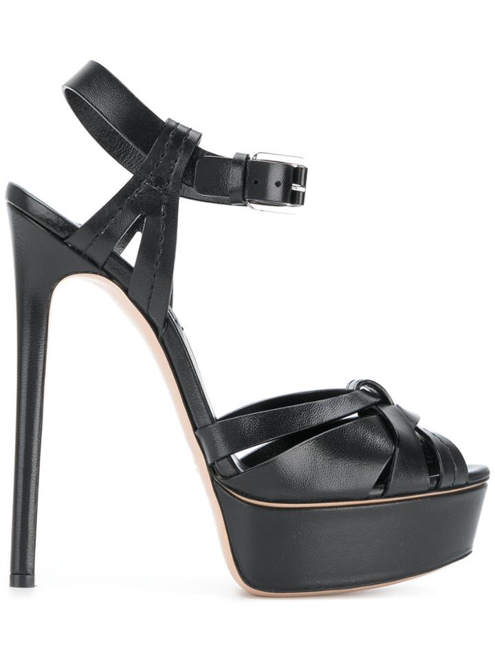 Casadei Flash Sandals - Black