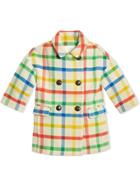 Burberry Kids Teen Check Twill Tailored Coat - Multicolour