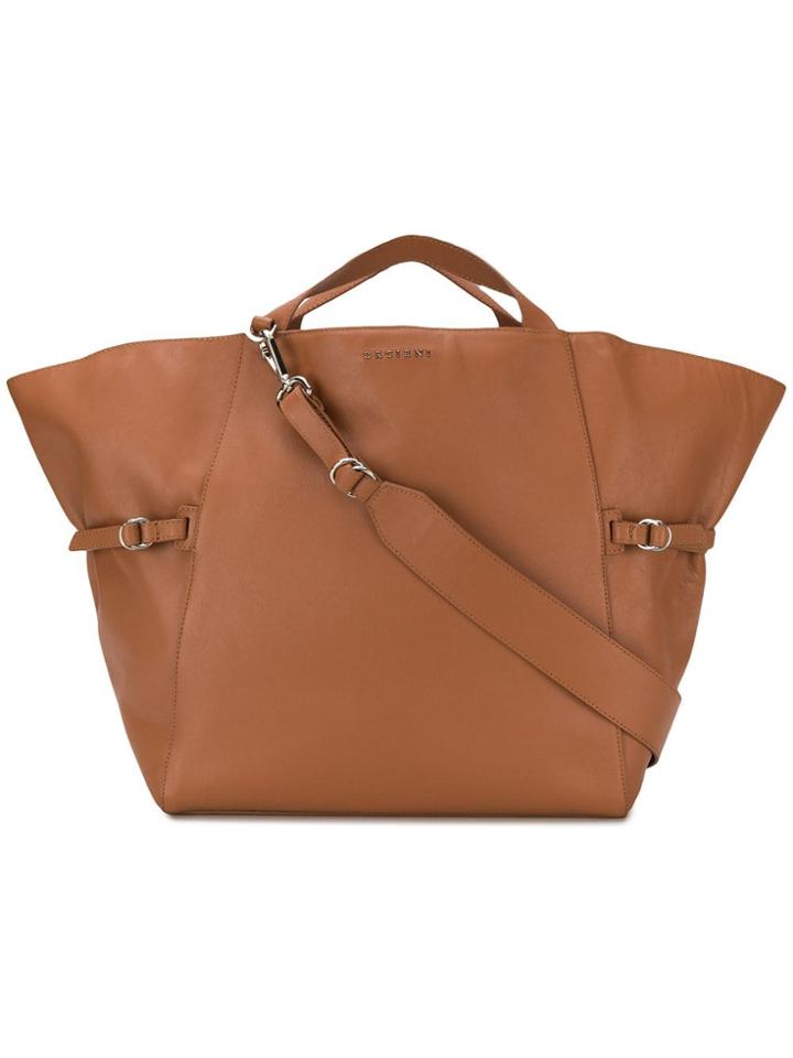 Orciani Lotus Tote - Brown