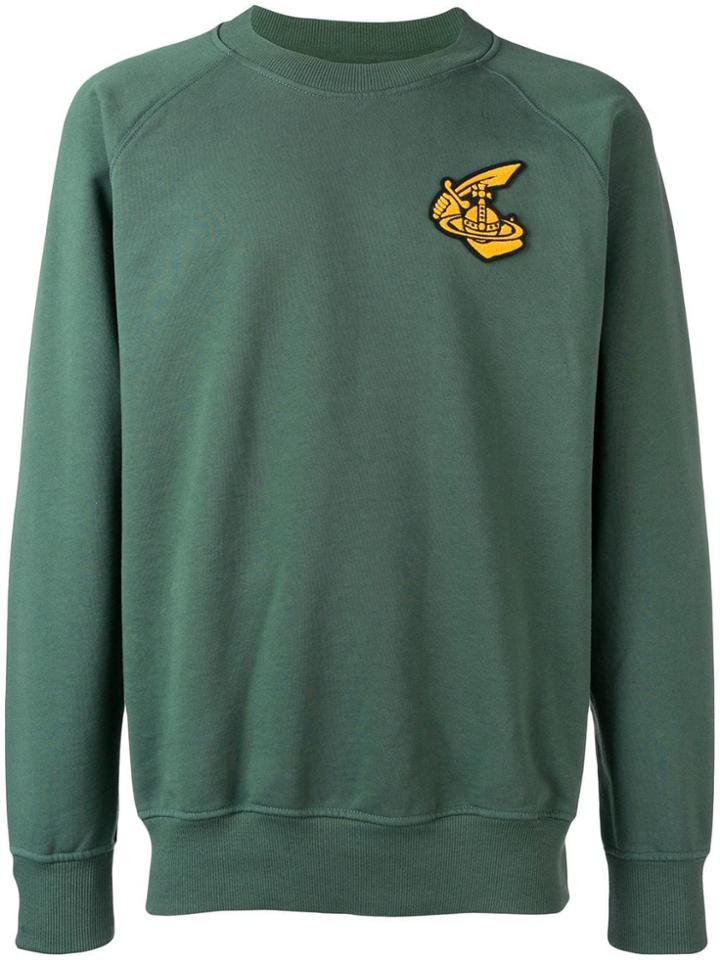 Vivienne Westwood Anglomania Crew Neck Sweatshirt - Green