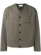Lemaire Patch Pocket Cardi-coat - Brown