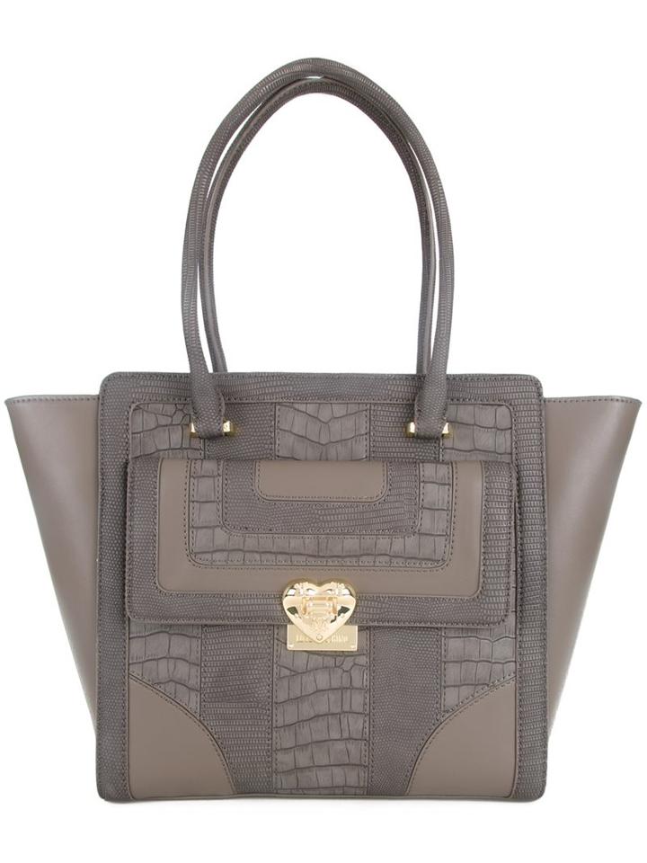 Love Moschino Gold-tone Hardware Shoulder Bag, Women's, Grey