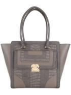 Love Moschino Gold-tone Hardware Shoulder Bag, Women's, Grey