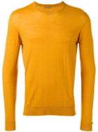 Nuur Classic Jumper, Men's, Size: 52, Yellow/orange, Merino