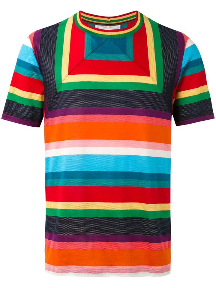 Paul Smith Geometric Print T-shirt, Men's, Size: Small, Cotton/polyamide