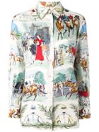 Hermès Vintage Chantilly Print Shirt - Nude & Neutrals
