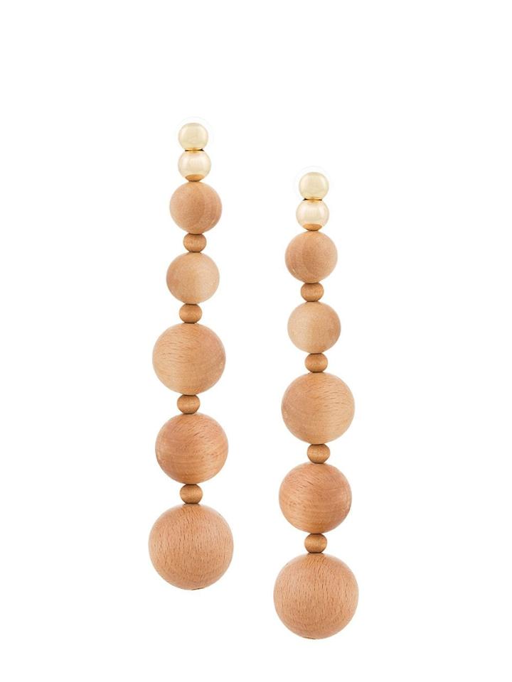 Cult Gaia Natural Kai Earrings - Brown