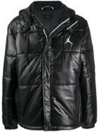 Nike Embroidered Logo Padded Jacket - Black