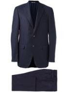 Canali Two Piece Suit, Men's, Size: 56, Blue, Wool/cupro