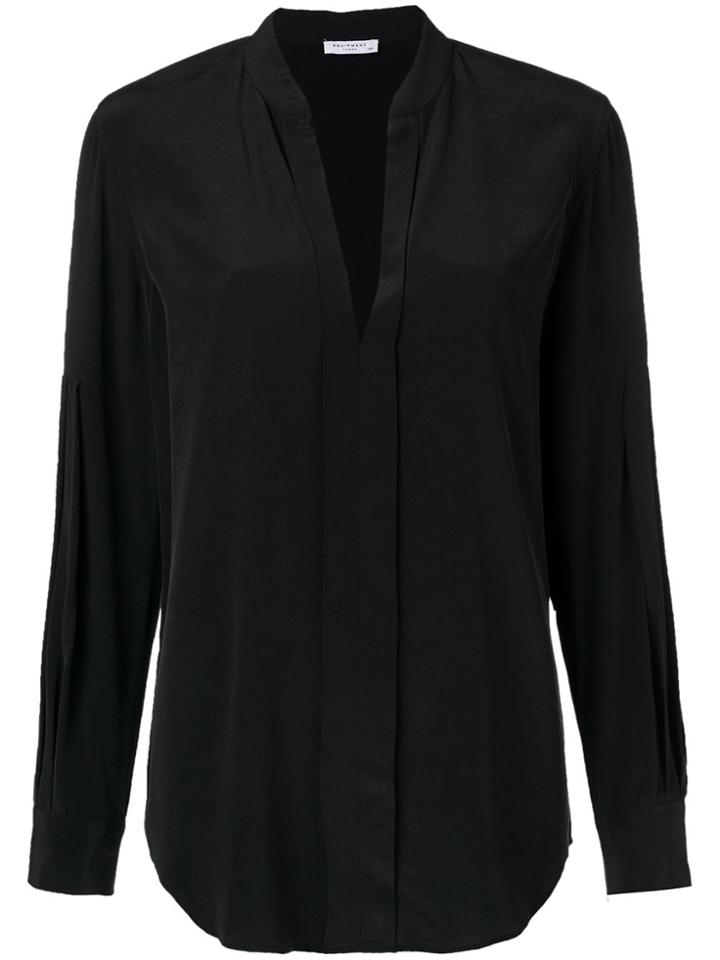 Equipment V-neck Shirt - Black