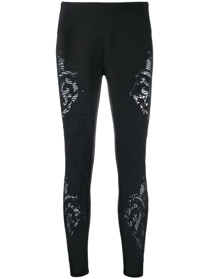 Pinko Stencil Cut Leggings - Black