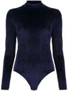 Osklen Velvet Bodysuit - Blue