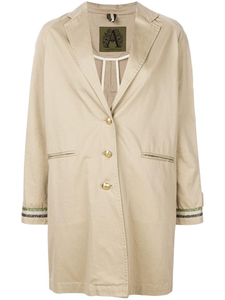 Alessandra Chamonix Classic Fitted Blazer - Neutrals