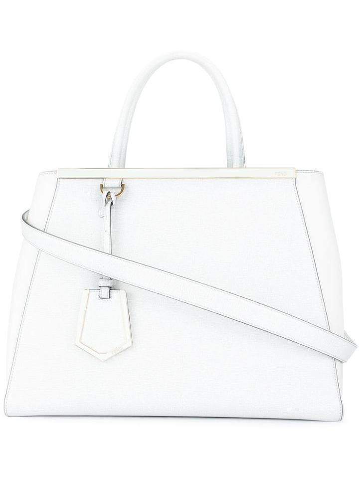 Fendi Pre-owned Leather 2 Jours - White