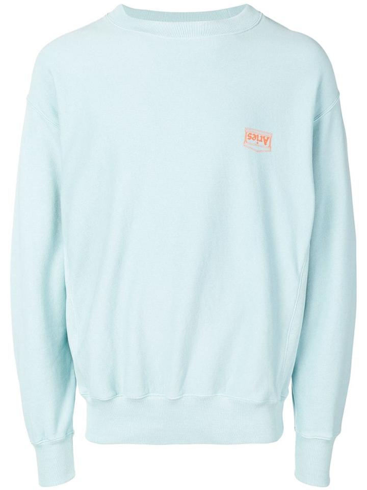 Aries Premium Temple Sweatshirt - Blue
