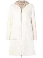 Moncler Gamme Rouge Zipped Coat - Nude & Neutrals
