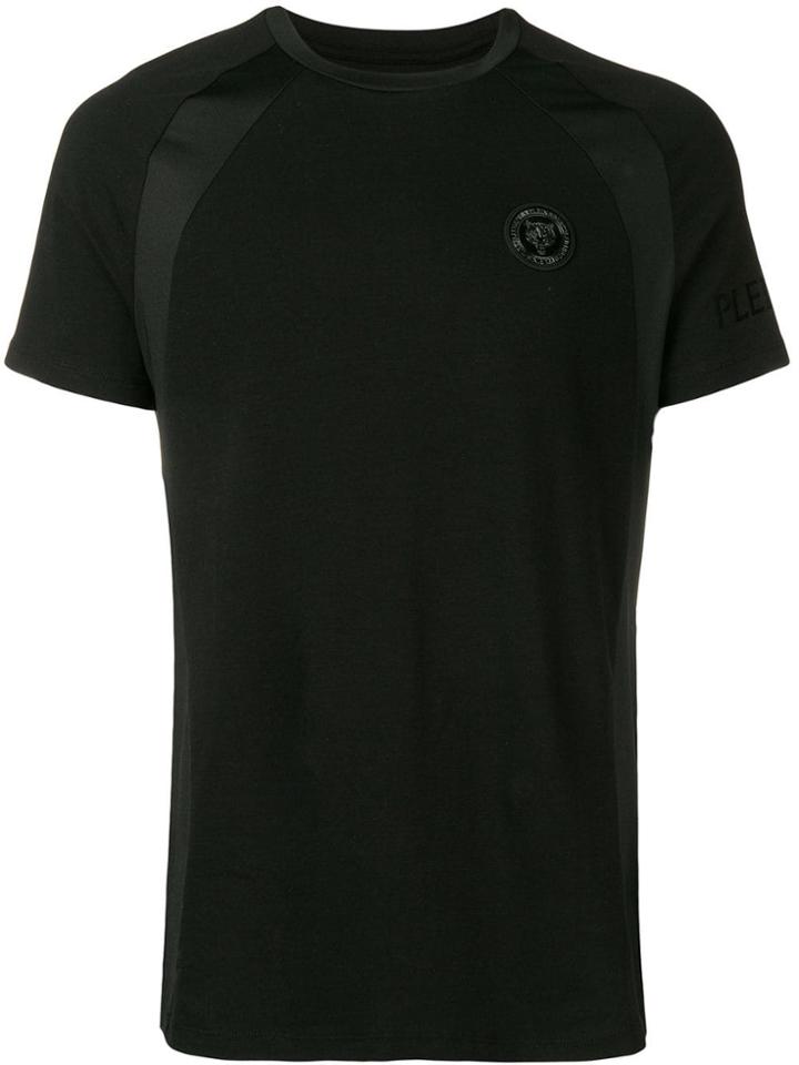 Plein Sport Geometric Round Neck T-shirt - Black