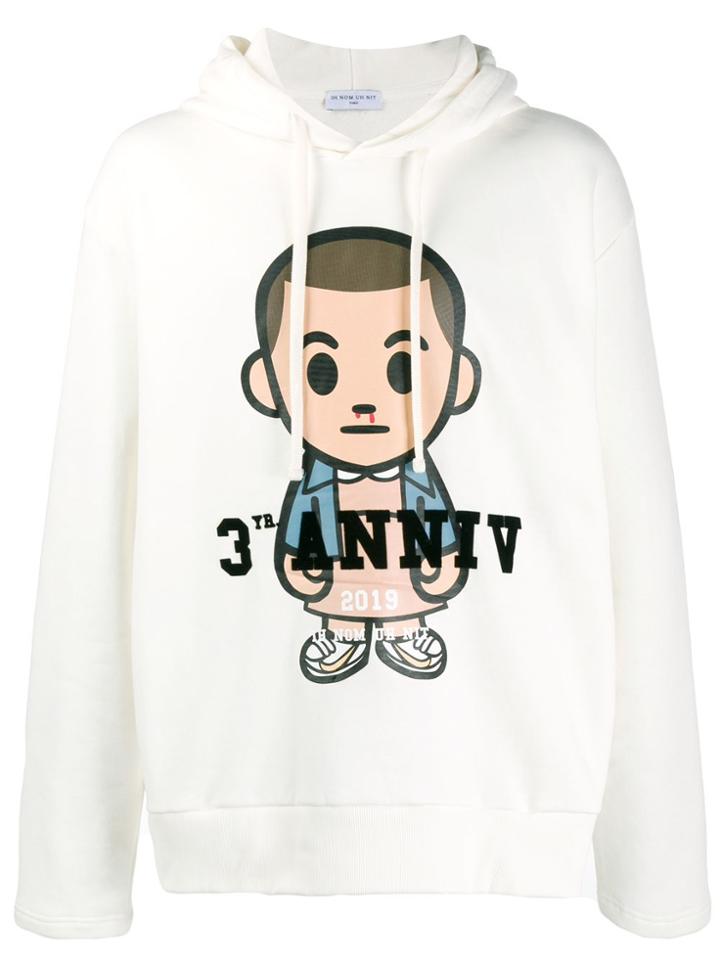 Ih Nom Uh Nit Graphic-print Hoodie - White