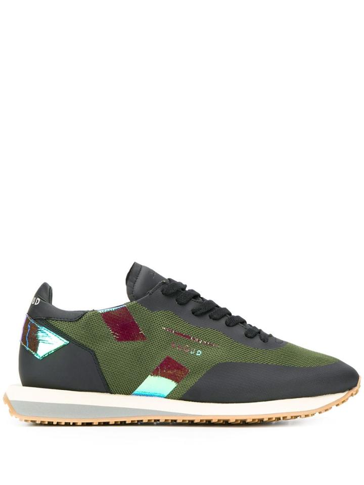 Ghoud Metallic Strap Sneakers - Green