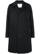 Mackintosh Single-breasted Fitted Coat - Black