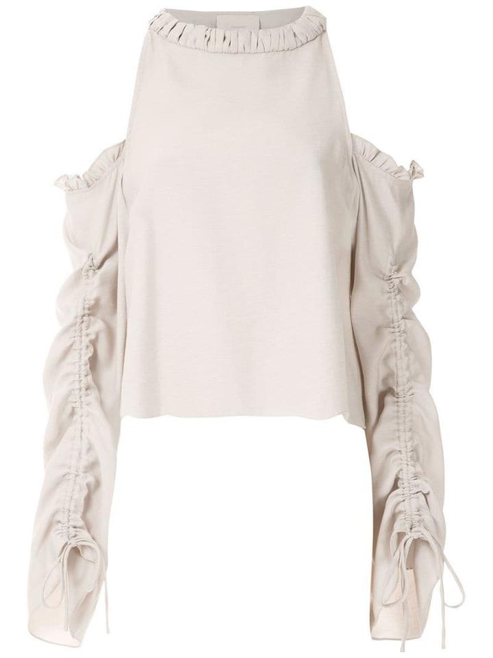 Framed Athena Long Sleeved Blouse - Neutrals