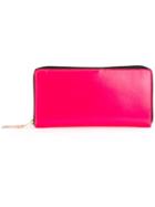 Comme Des Garçons Wallet Panel Zip Wallet - Pink & Purple