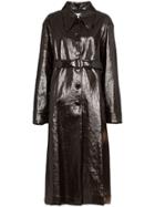 Lemaire Single-breasted Trench Coat - Brown
