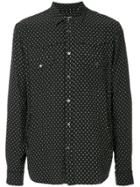 Undercover Micro Print Button Shirt - Black