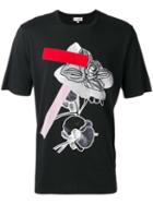 Paul & Joe Printed T-shirt, Men's, Size: Large, Black, Cotton/modal