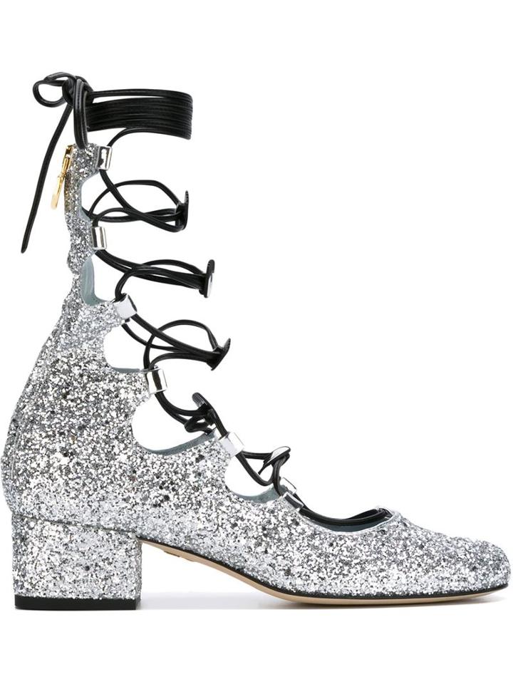 Chiara Ferragni 'logo' Glitter Pumps