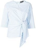 Roberto Collina Striped Knot Shirt - Blue