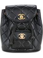 Chanel Vintage Quilted Backpack - Black