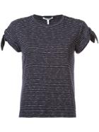 Derek Lam 10 Crosby Tee With Knot Detail - Nude & Neutrals