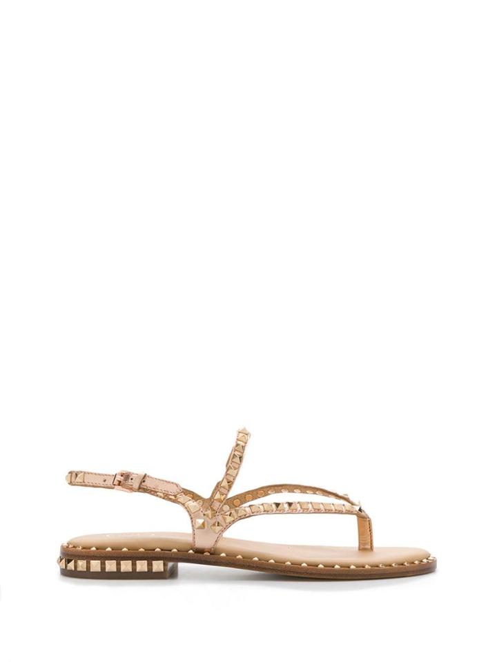 Ash Peps Studded Sandals - Metallic