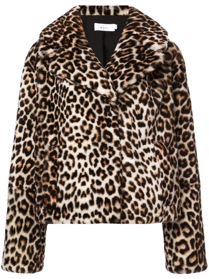 A.l.c. Leopard Print Jacket - Multicolour