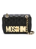 Moschino Quilted Shoulder Bag, Women's, Black