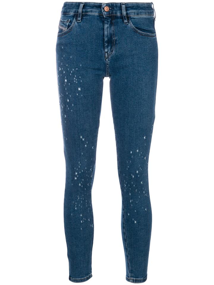 Diesel Slandy 0689j Jeans - Blue