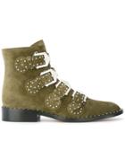 Givenchy Buckled Boots - Green