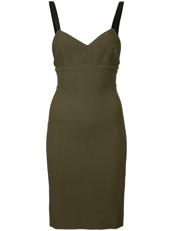 Neil Barrett Fitted Mini Dress - Green