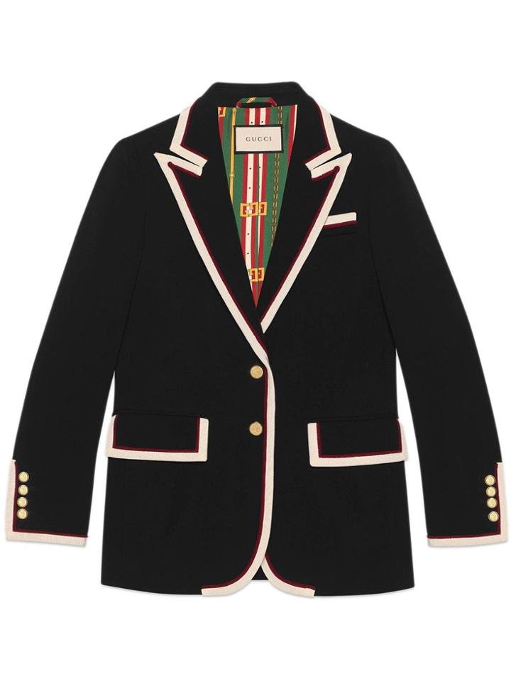 Gucci Stretch Viscose Jacket - Black