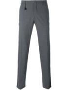 Incotex Tailored Trousers, Size: 50, Grey, Wool