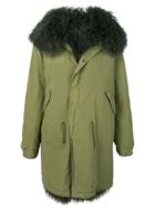 Mr & Mrs Italy Shearling-lined Parka - Green