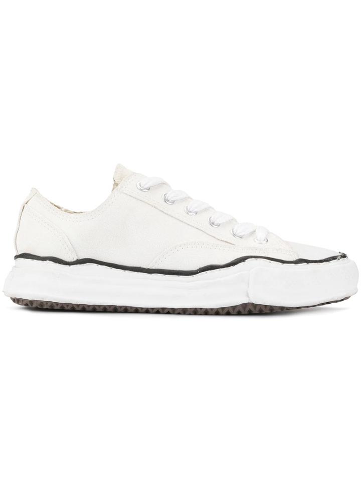 Maison Mihara Yasuhiro Contrast Lace-up Sneakers - White
