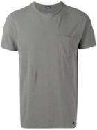 Drumohr Chest Pocket Short Sleeve T-shirt - Grey