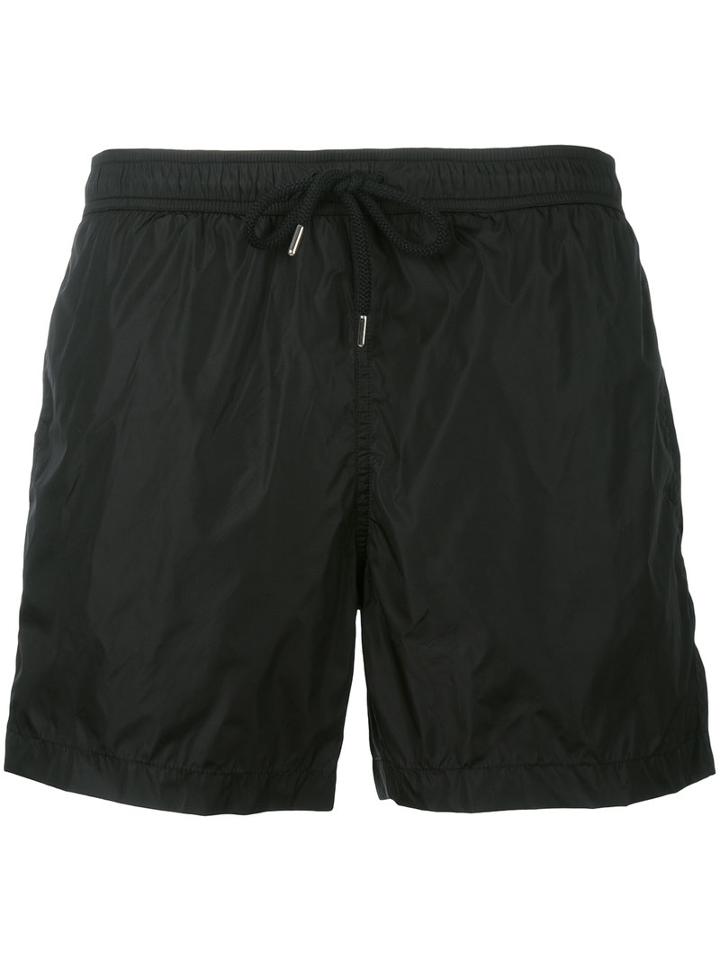 Moncler - Logo Plaque Swimming Trunks - Men - Polyester/polyimide - L, Black, Polyester/polyimide