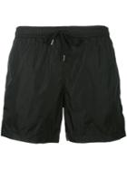 Moncler - Logo Plaque Swimming Trunks - Men - Polyester/polyimide - L, Black, Polyester/polyimide
