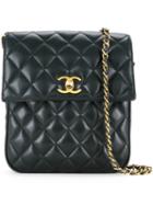 Chanel Vintage Matelasse Quilted Flap Bag, Women's, Green