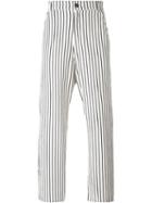 Barena 'milk Stripes' Loose Fit Trousers