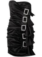 Alexandre Vauthier Side Buckles Dress - Black